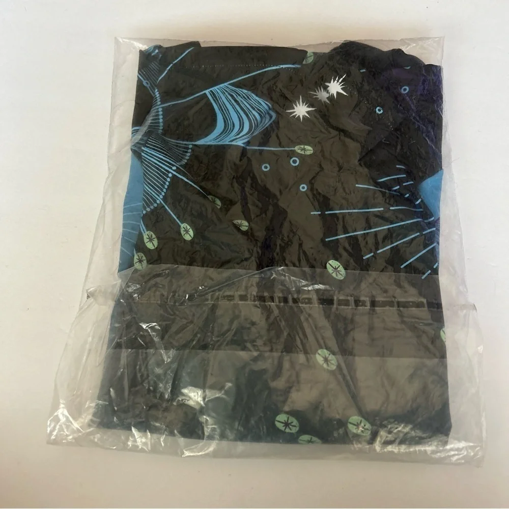 NWT Agua Bendita Noah Eter Celestial Rash Guard Blue Colorful Zipper Kids